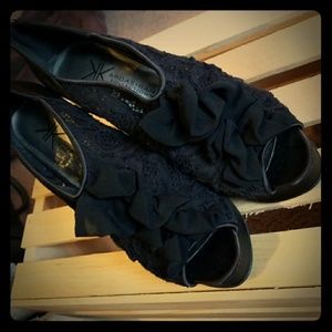 Kardashian Kollection Black Heels